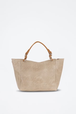 Bolso de piel - Topo