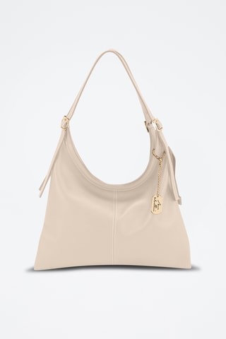 Bolso de piel - Beige