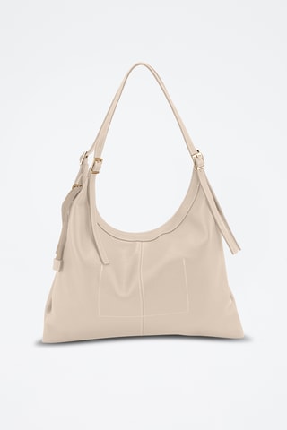 Bolso de piel - Beige