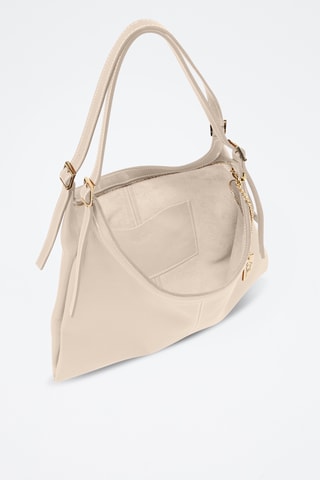 Bolso de piel - Beige