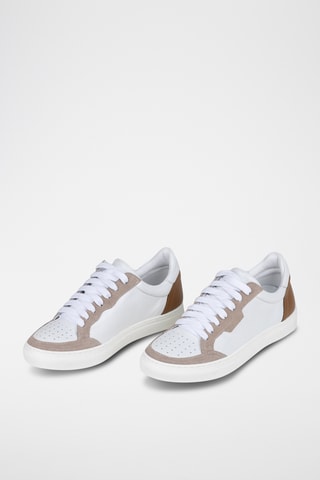 Zapatillas de piel - Beige