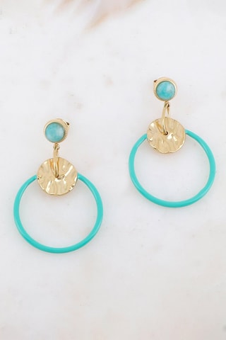 Boucles d’oreilles - Amazonites