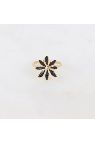 Bague - Doré et noir