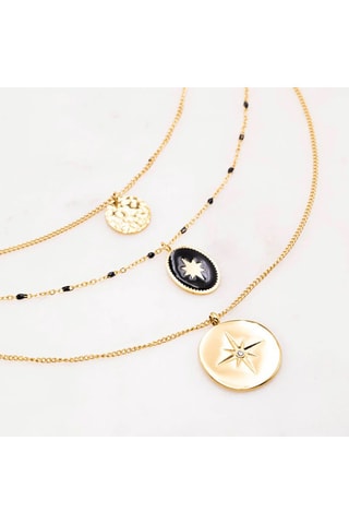 Collier - Doré et noir