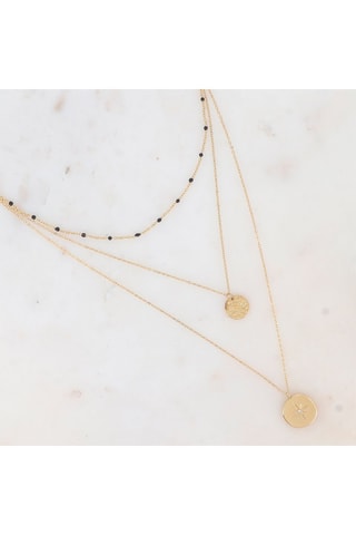 Collier - Doré et noir