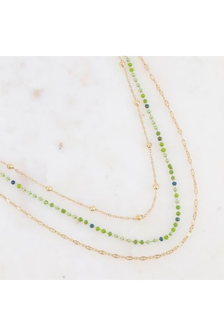 Collier multi-rangs - Doré