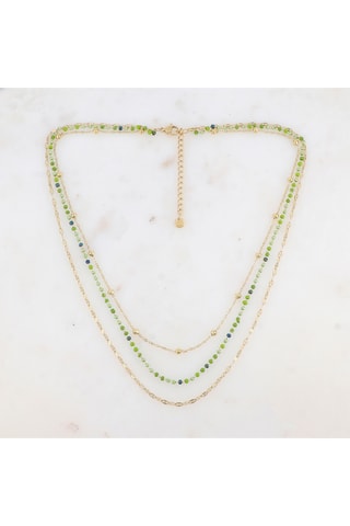 Collier multi-rangs - Doré