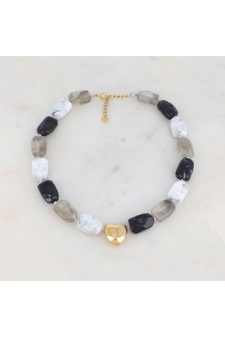 Collier - Noir et blanc