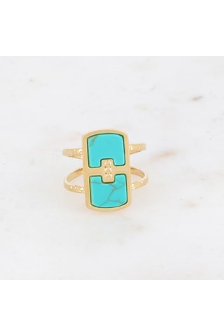 Bague - Howilte turquoise