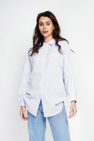 Blusa de lino - Violeta