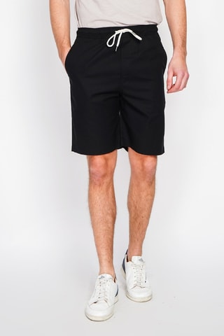 Bermudas de lino - Negro