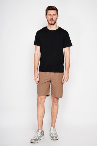 T-shirt en lin - Noir