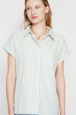 Camisa de lino - Verde