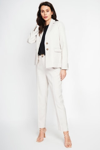 Chaqueta de lino - Beige