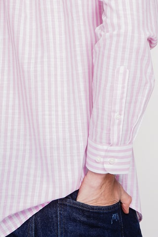 Camisa de lino - Rosa