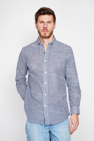 Camisa de lino - Azul marino