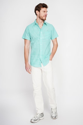Chemise en lin - Vert