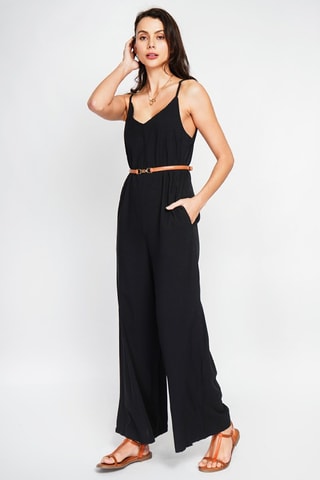 Peto de lino - Negro