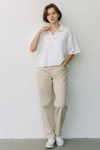 Blusa de lino - Blanco