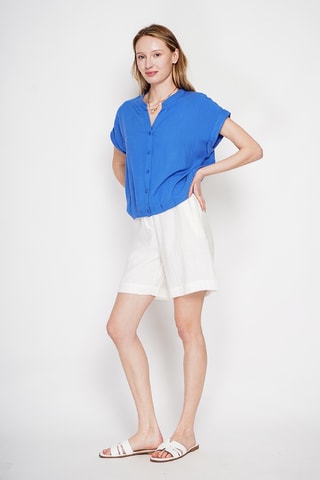 Camisa de lino - Azul