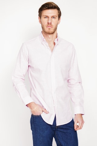 Chemise - Blanc et rose