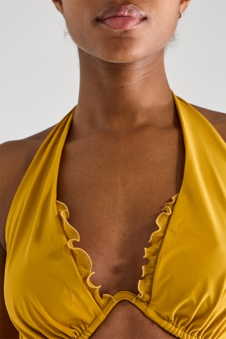 Reggiseno bikini Sary - Ocra