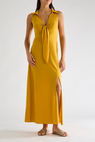 Abito da mare annodato  Rova - Ocra