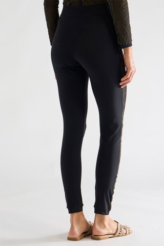 Leggings vita alta  Cyria - Nero/kaki