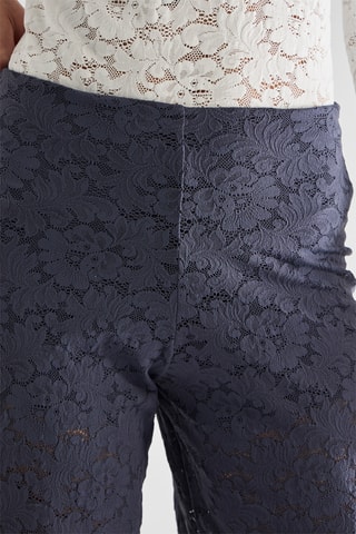 Pantaloni in pizzo Mali - Acciaio