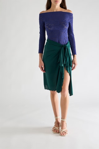 Top in pizzo Tasha - Inchiostro