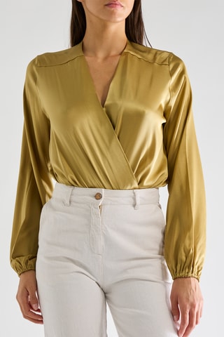 Body in seta Buse - Bronzo