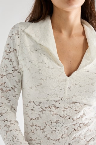 Top in pizzo Taina - Ecume