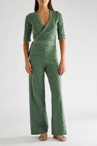 Top a portafoglio in pizzo Gladys - Mandorla