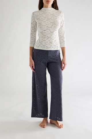 Top in pizzo Gips - Ecume