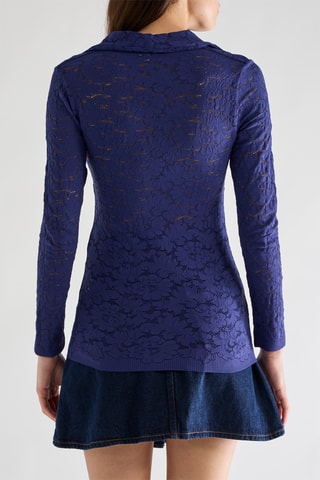 Top in pizzo Taina - Inchiostro