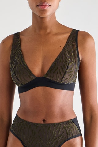 Reggiseno Sacia - Nero/kaki