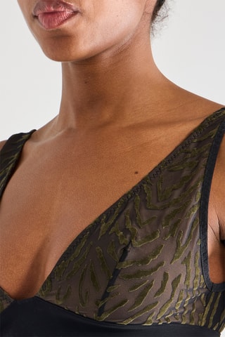 Reggiseno Sacia - Nero/kaki