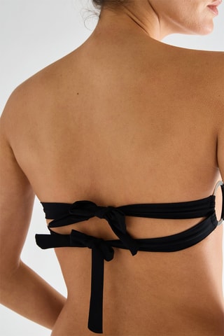 Reggiseno bikini con coppe Orhi - Nero