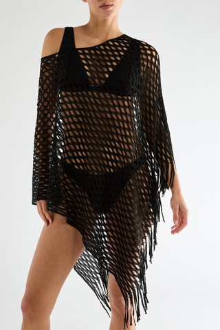 Abito da mare Oro - Nero