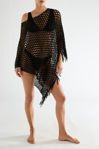 Abito da mare Oro - Nero