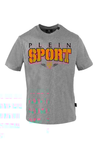 T-shirt - Noir, orange et gris