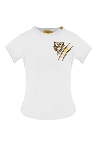 T-shirt - Blanc et jaune