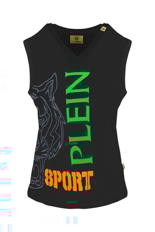 Débardeur - Noir, bleu et vert