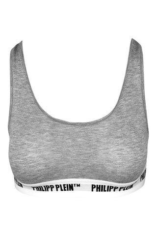 2 brassières - Blanc, noir et gris