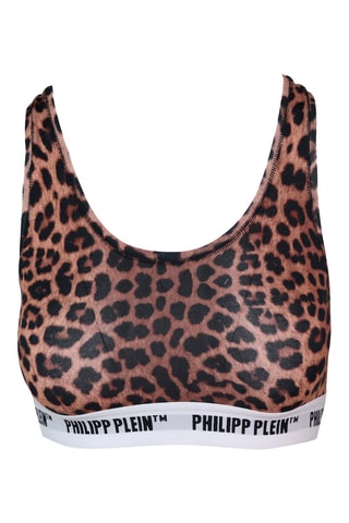 Brassière - Blanc, noir et marron