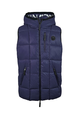 Doudoune sans manches - Noir et bleu