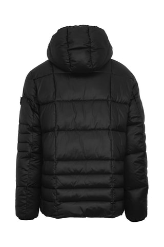 Doudoune à capuche - Blanc et noir