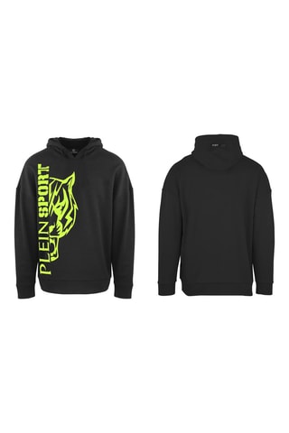 Sweat à capuche - Noir et vert