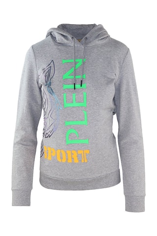 Sweat à capuche - Bleu et gris