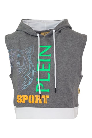 Sweat à capuche - Bleu, vert et jaune